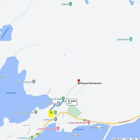 Stor I Svolvaer, Lofoten, Plass Til 7 Personer * 스볼베르